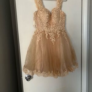 Chic Lace Wedding Dress in Cream